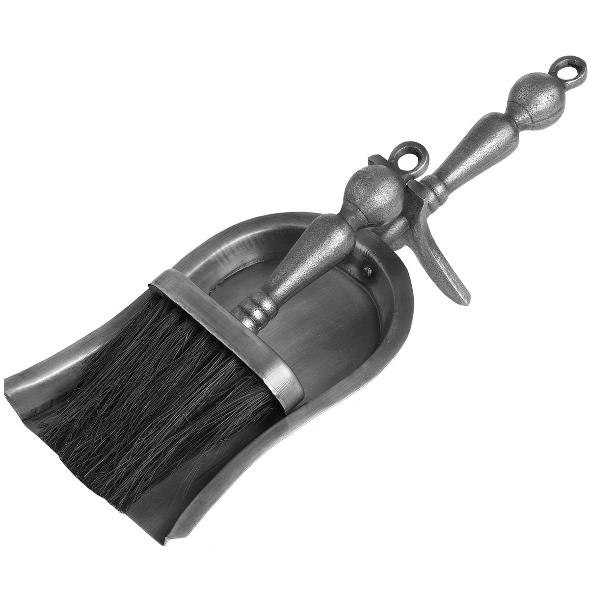 Hearth Tidy Set in Antique Pewter Effect Finish - image 2