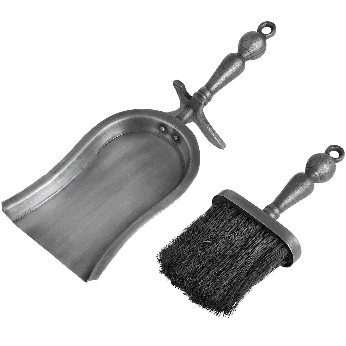 Hearth Tidy Set in Antique Pewter Effect Finish - image 3