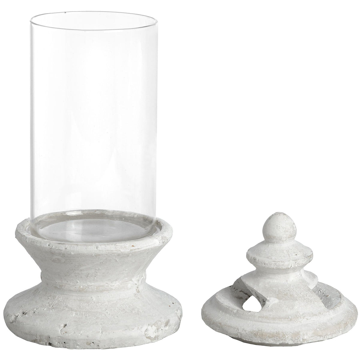 Glass Candle Holder - image 1