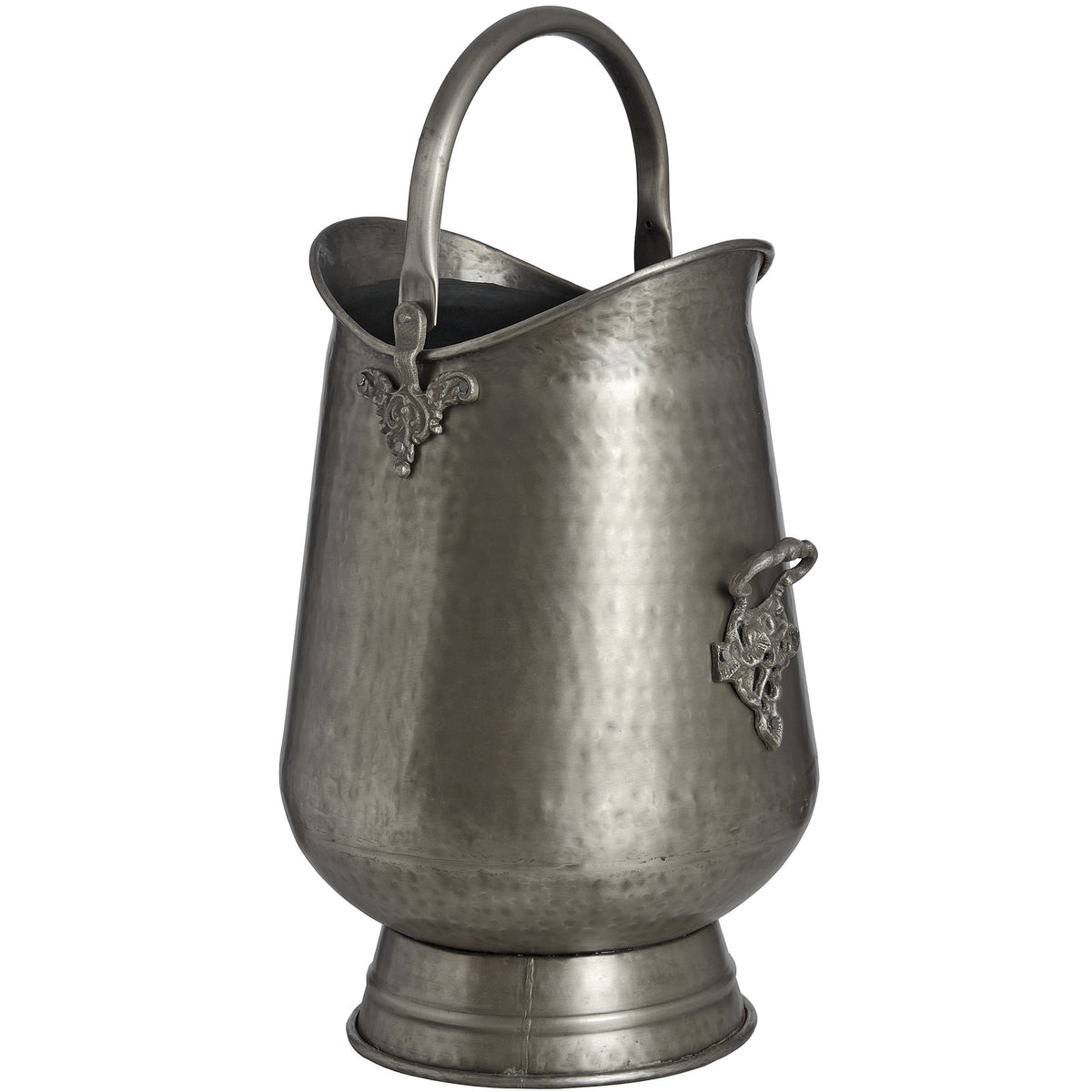 Antique Pewter Coal Bucket - image 2
