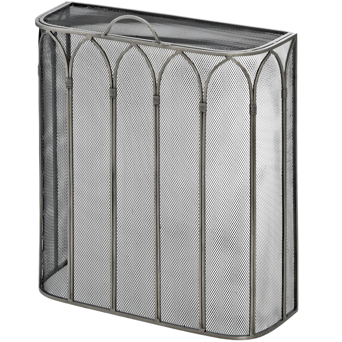 Gothic Antique Pewter Firescreen - image 2