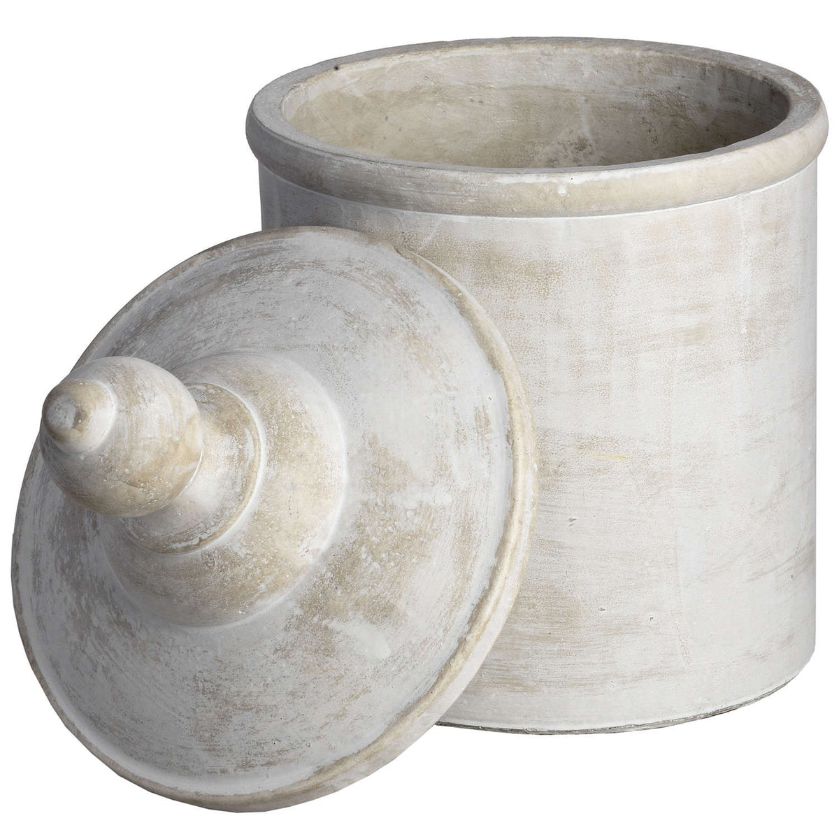 Antique White Cannister - image 2