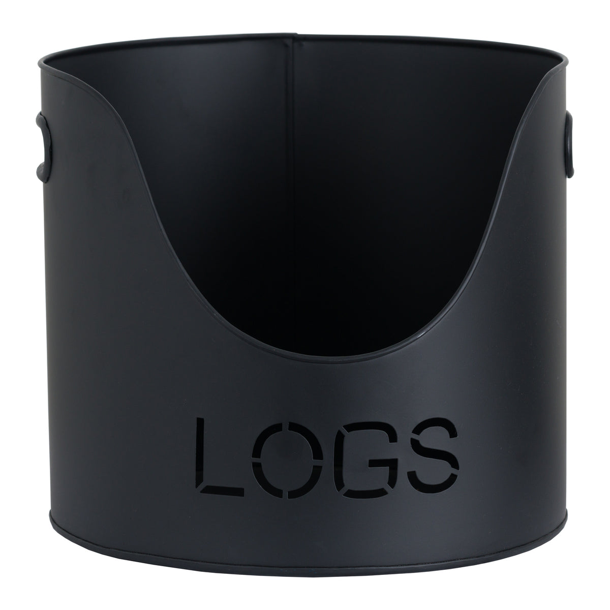 Black Finish Logs And Kindling Buckets & Matchstick Holder - image 3