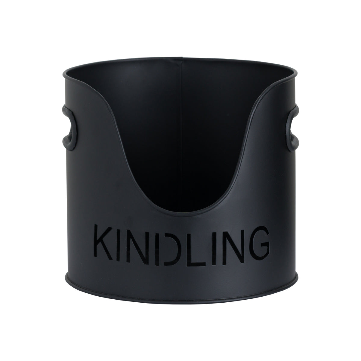Black Finish Logs And Kindling Buckets & Matchstick Holder - image 4
