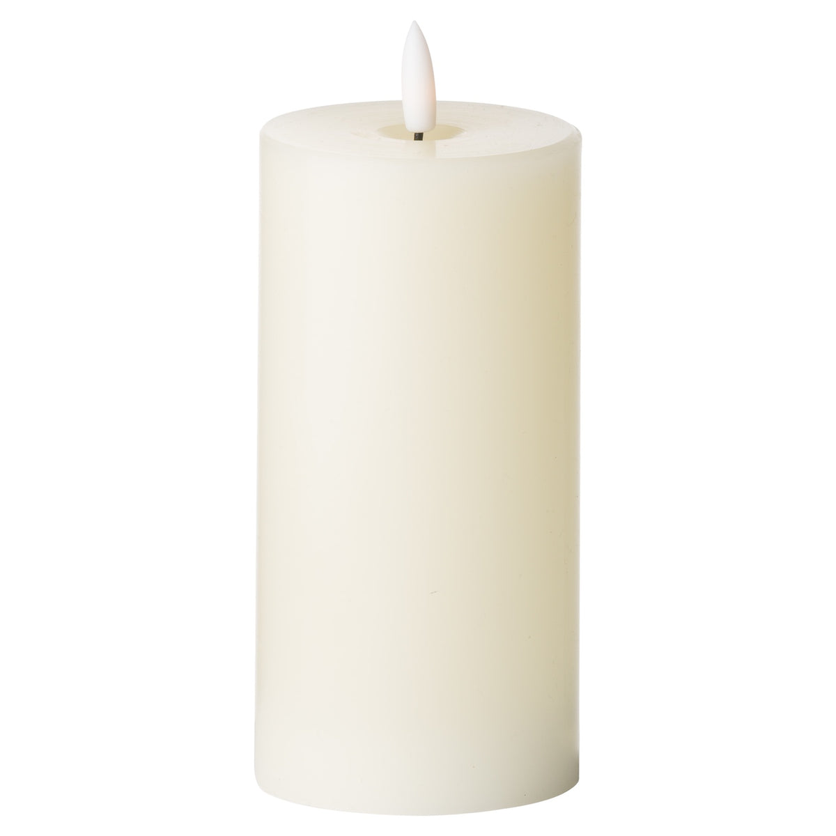 Luxe Collection Natural Glow 3 x 6 LED Cream Wax Candle - image 1