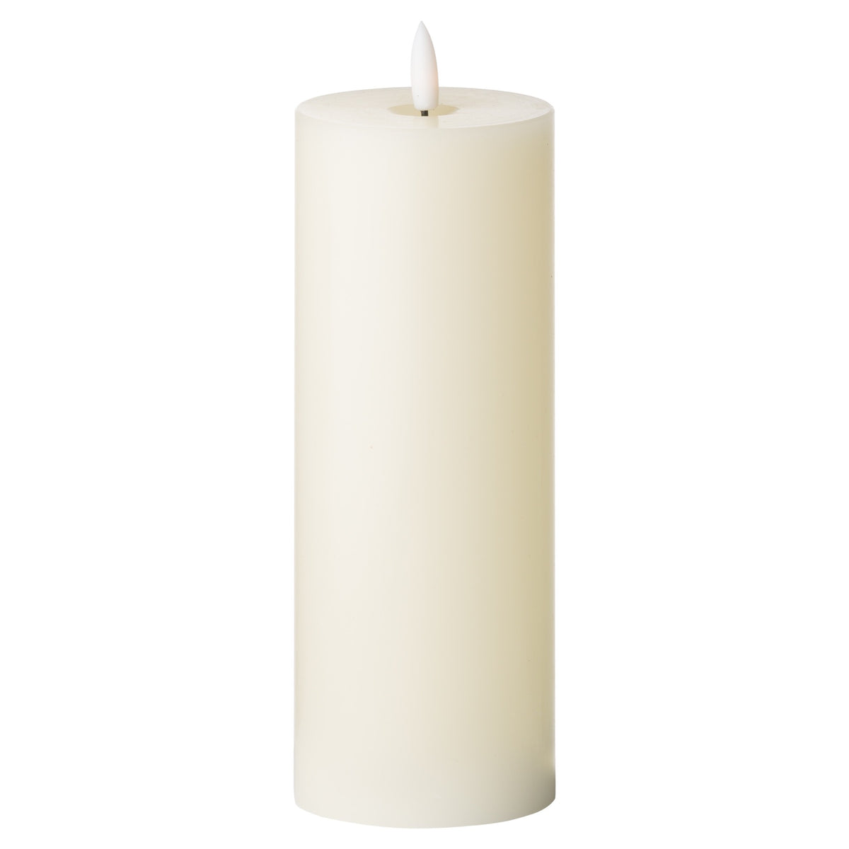 Luxe Collection Natural Glow 3 x 8 LED Cream Wax Candle - image 1