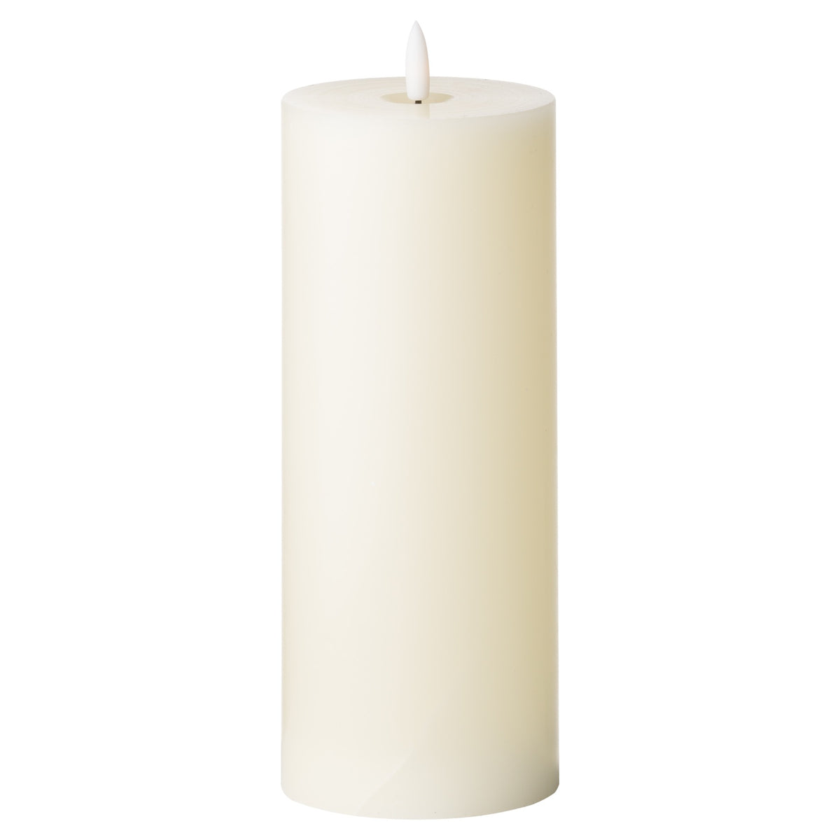 Luxe Collection Natural Glow 3.5 x 9 LED Cream Wax Candle - image 1