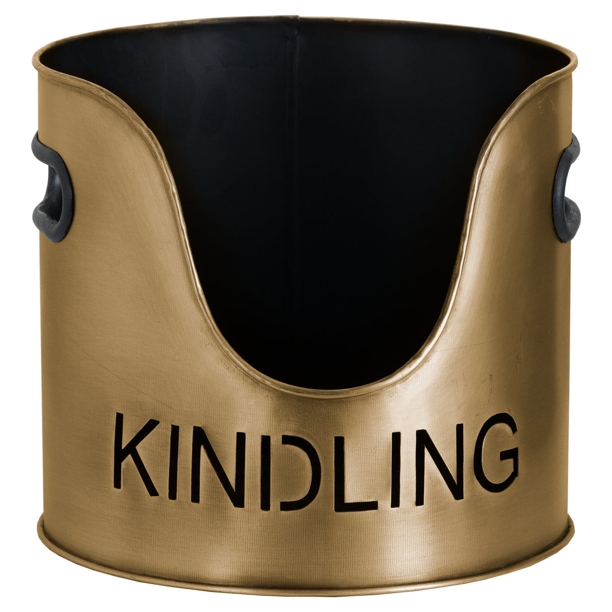 Bronze Finish Logs And Kindling Buckets & Matchstick Holder - image 4