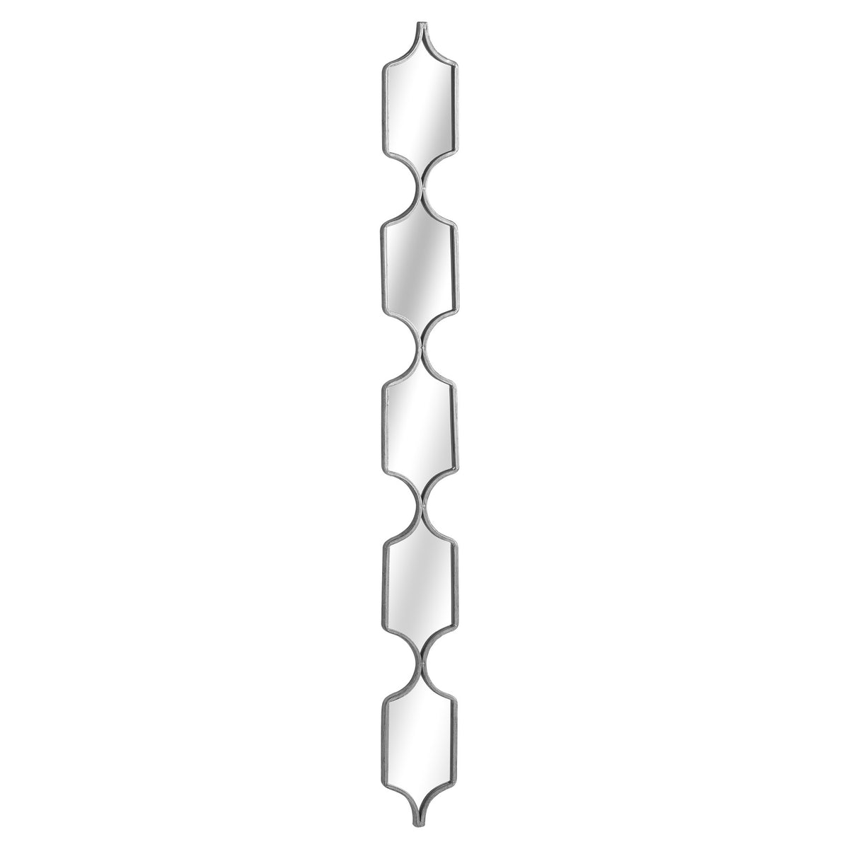 Square Decorative Hanging Collage Mirror In Silver - image 1