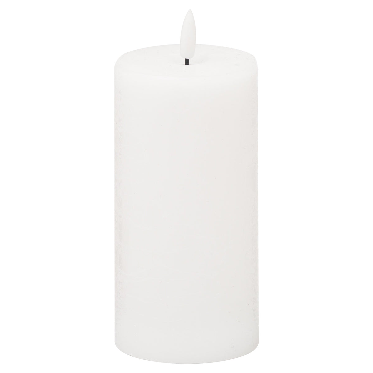 Luxe Collection Natural Glow 3x6 LED White Wax Candle - image 1