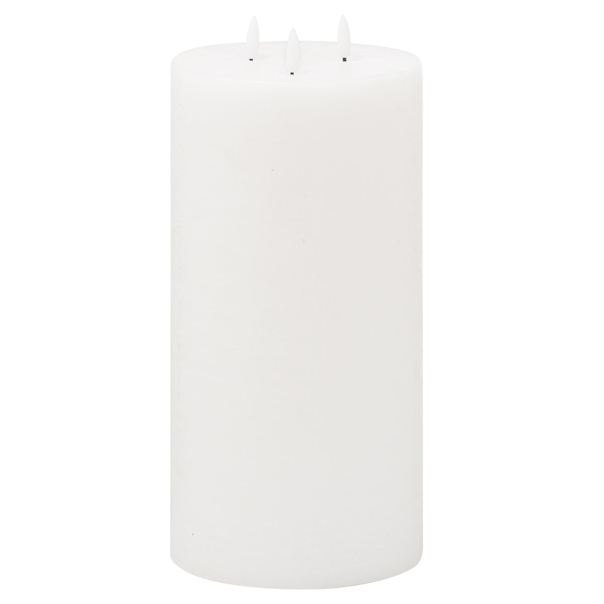 Luxe Collection Natural Glow 6x12 LED White Wax Candle - image 1