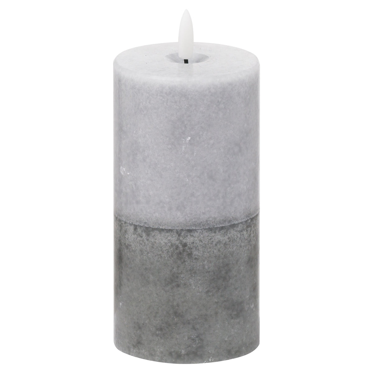 Luxe Collection Natural Glow 3x6 Stone LED Wax Candle - image 1