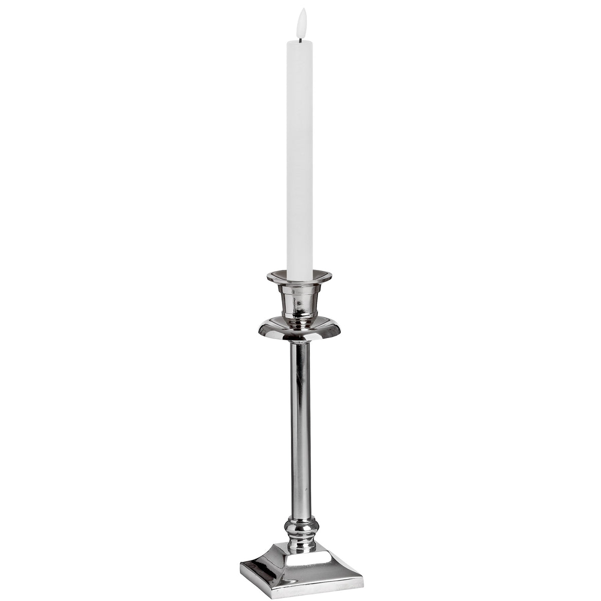 Luxe Collection Natural Glow S/ 2 White LED Dinner Candles - image 2