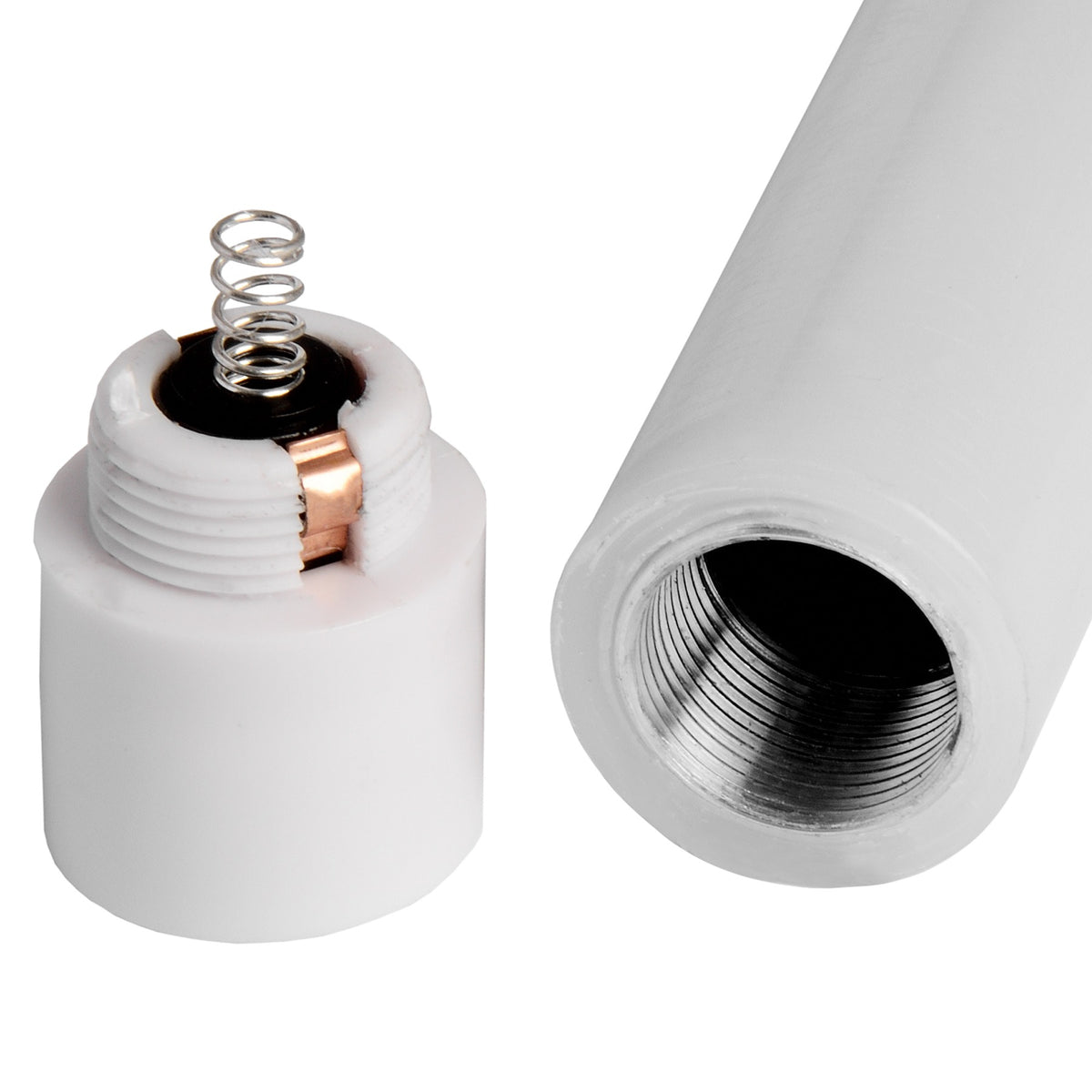 Luxe Collection Natural Glow S/ 2 White LED Dinner Candles - image 3