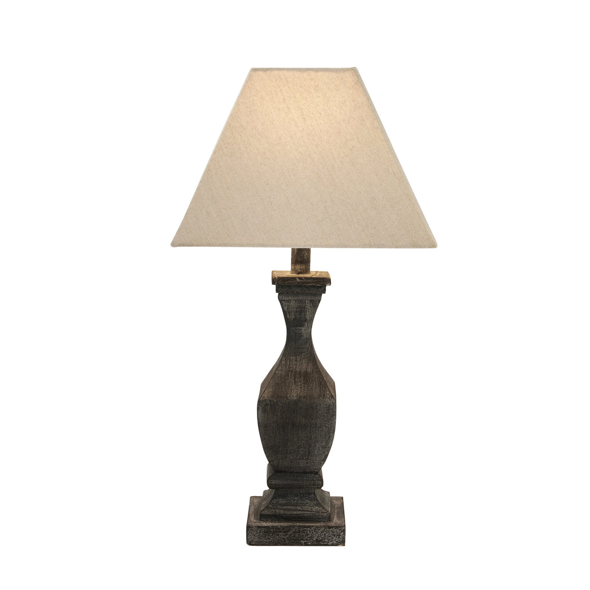 Incia Fluted Wooden Table Lamp - image 3