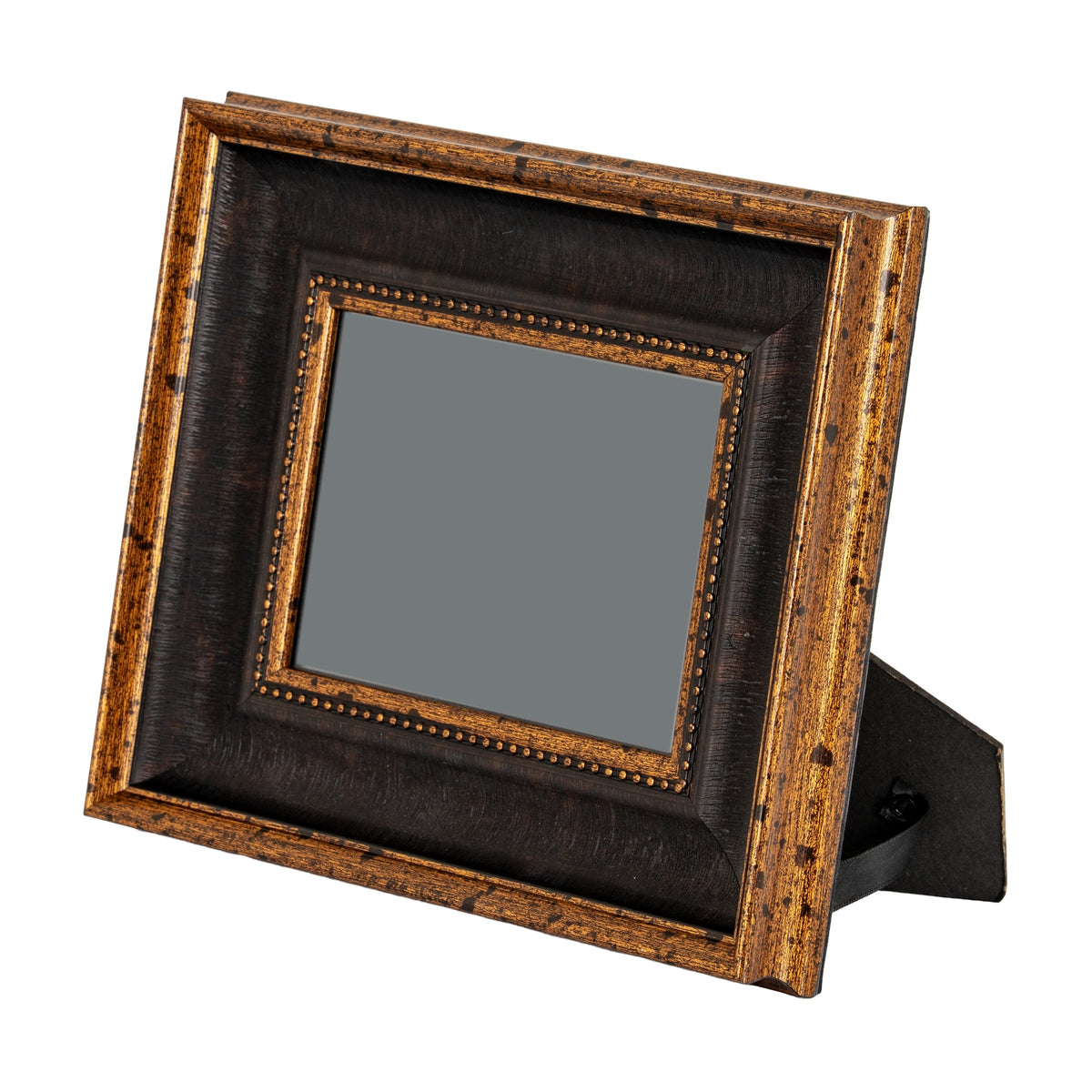 Black Antique Gold Beaded 4X6 Photo Frame - image 3