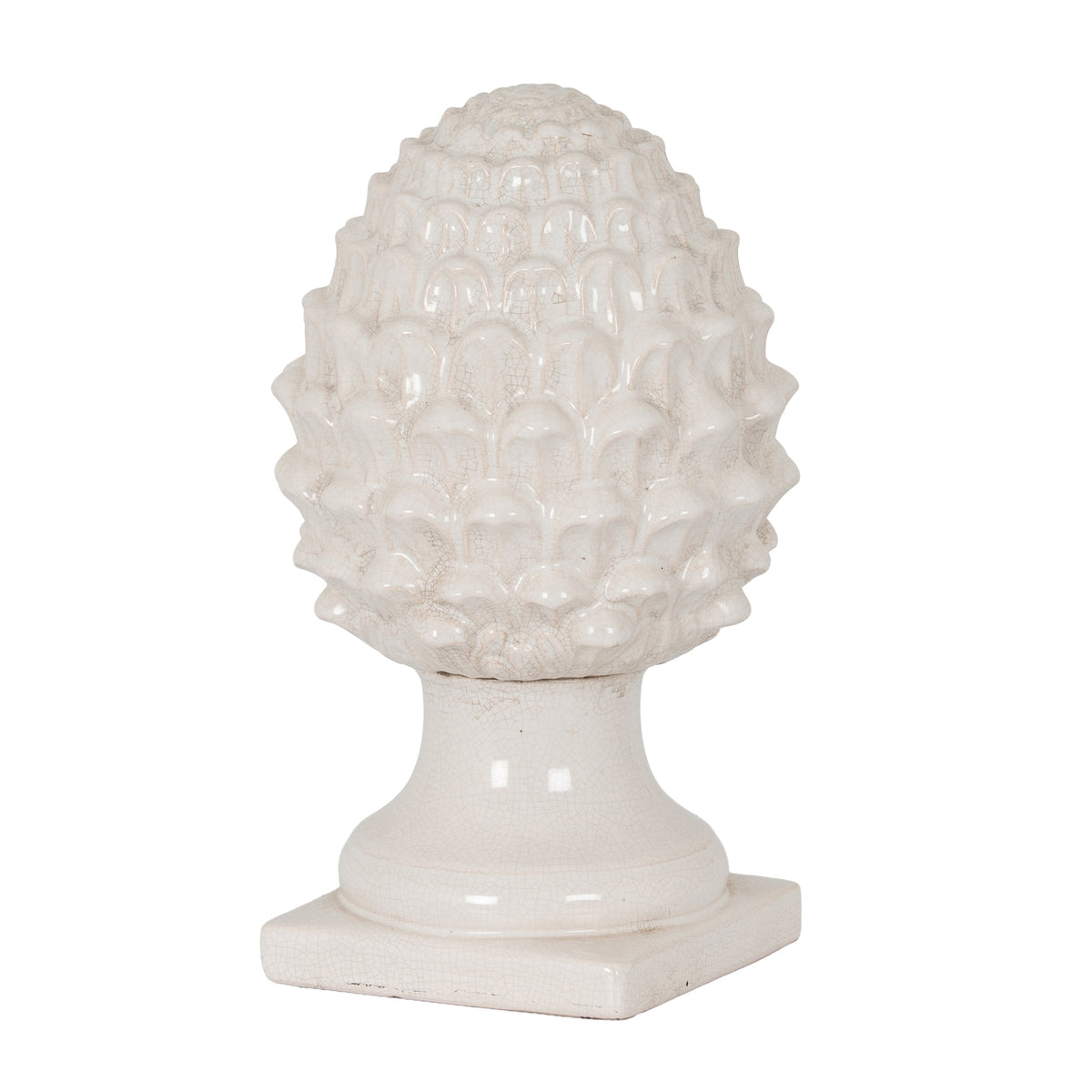 Garda White Decorative Acorn - image 1