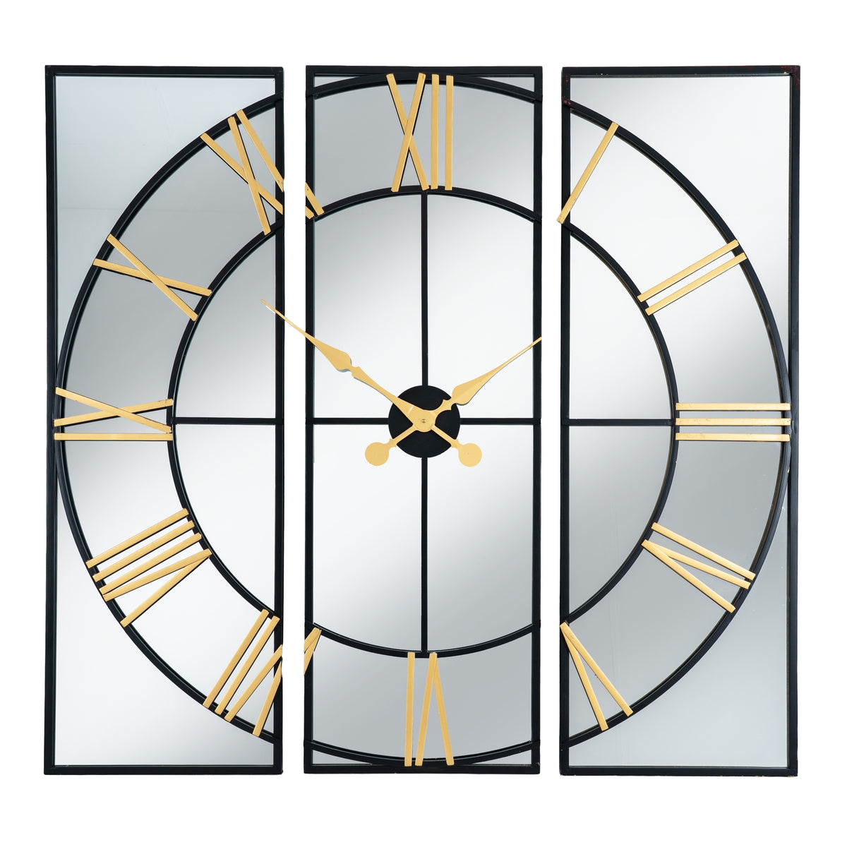 Brooklyn Black And Gold Wall Clock - image 1