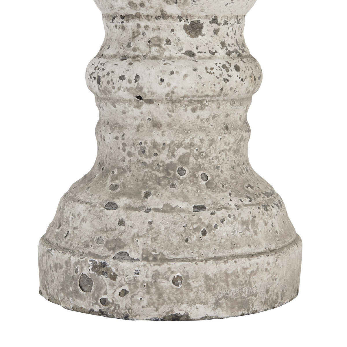 Large Stone Ceramic Column Candle Holder - image 2