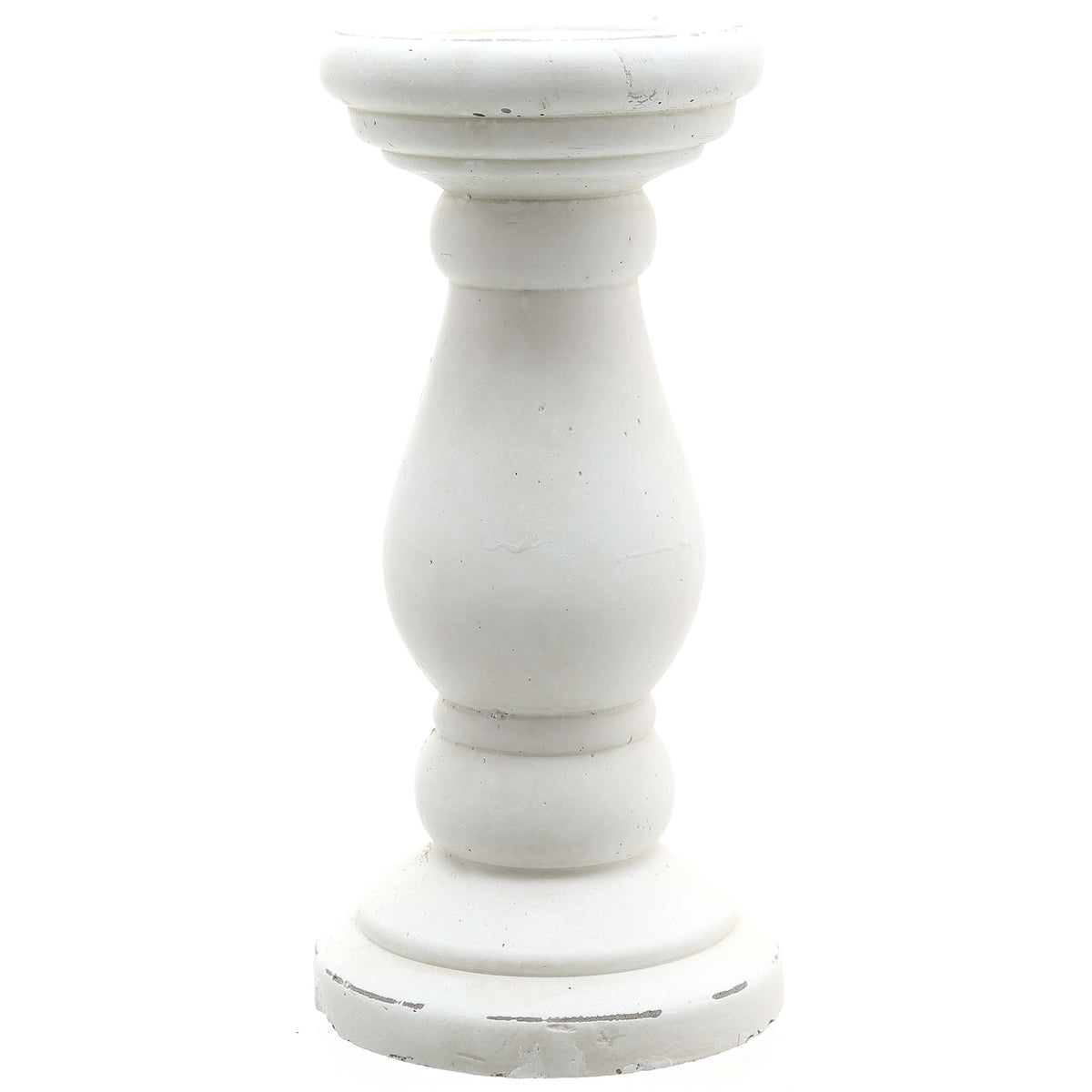Matt White Ceramic Candle Holder - image 1