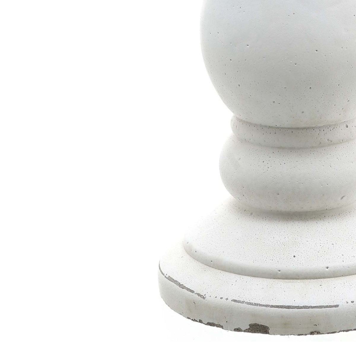 Large Matt White Ceramic Candle Holder - image 2