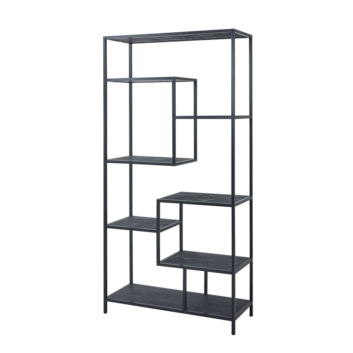 Large Black Multi Shelf Unit - image 2