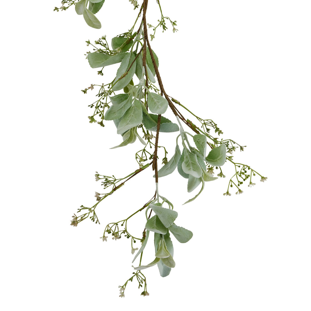 Winter Garland With Lambs Ear And Wax Flower - image 2