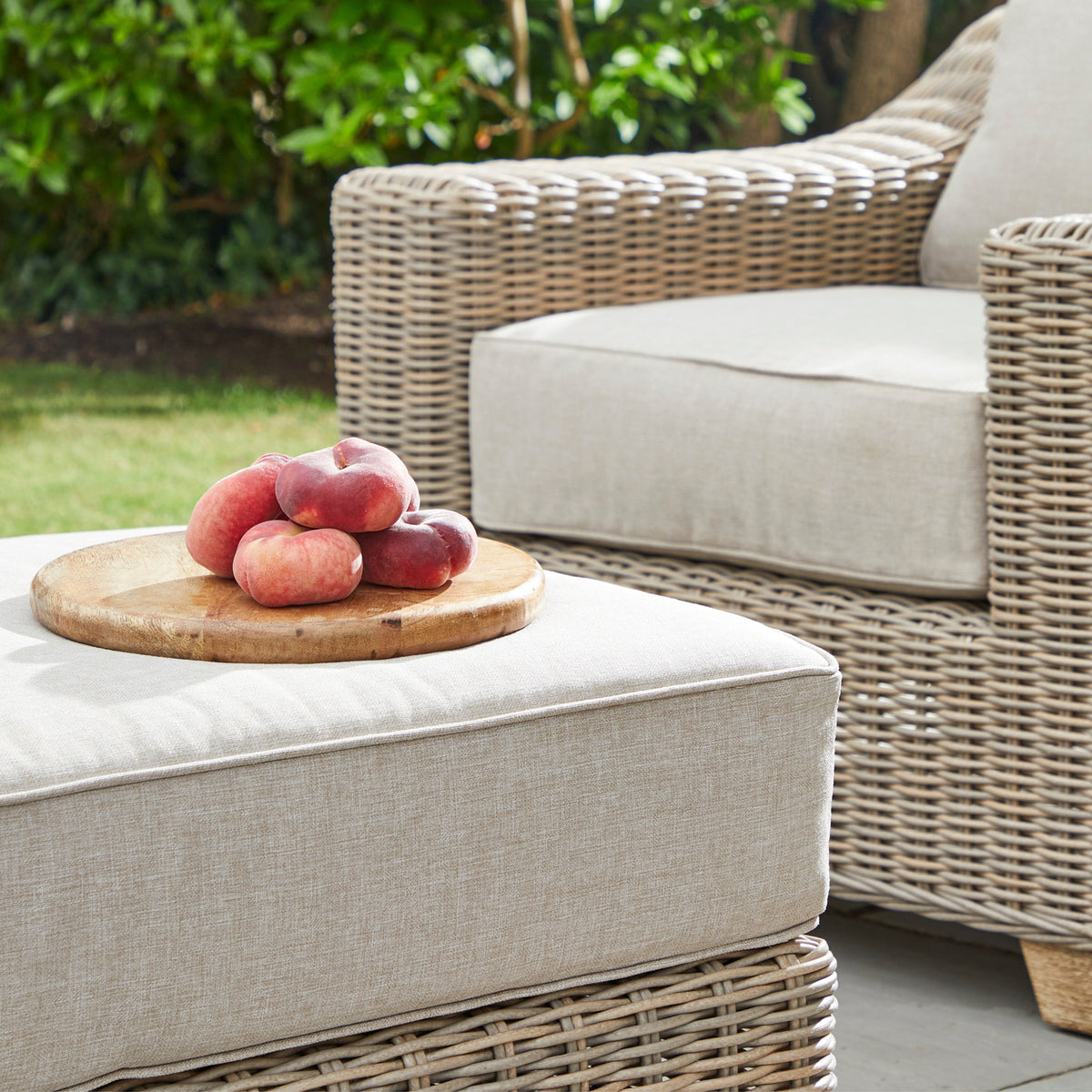 Capri Collection Outdoor Foot Stool - image 2