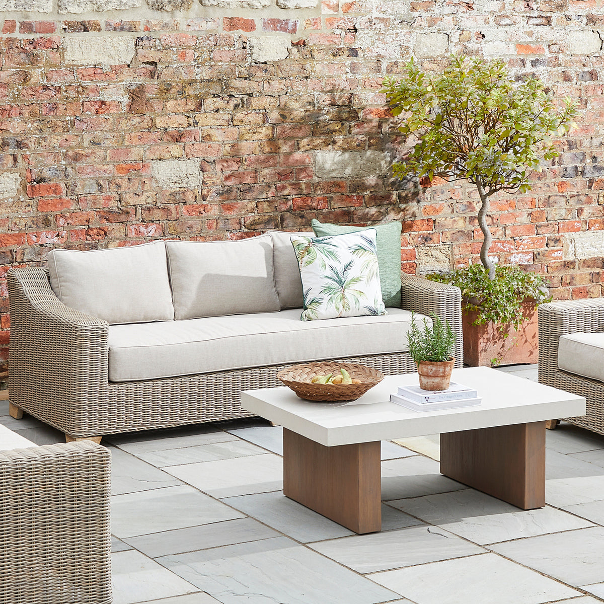 Capri Collection Outdoor Three Seater Sofa - image 1