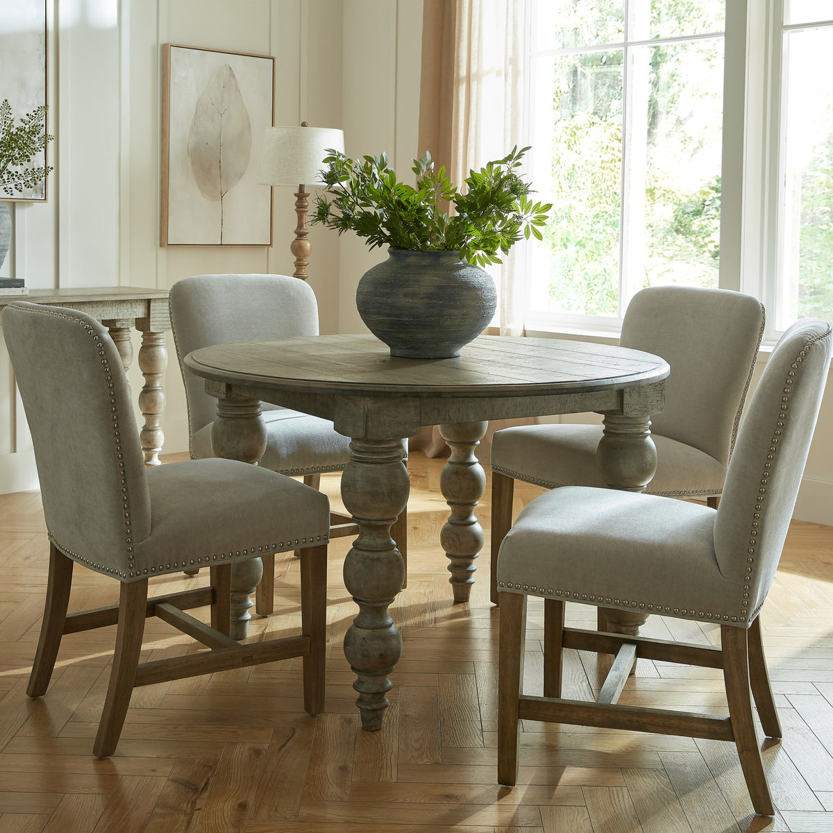 Cobham Grey Dining Chair - image 1