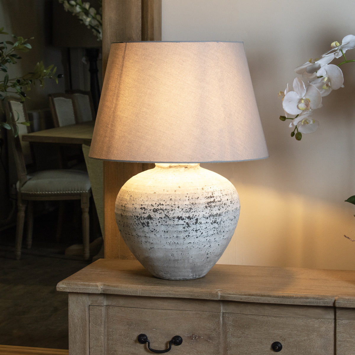 Regola Large Stone Ceramic Lamp - image 1