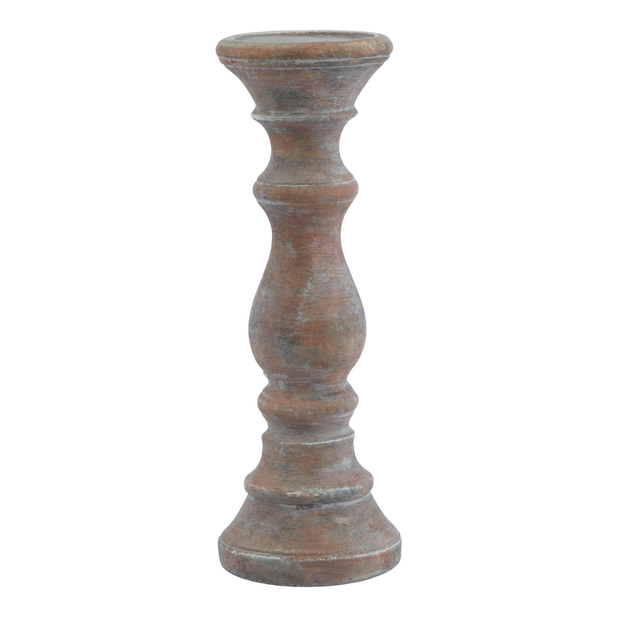 Siena Brown Column Candle Holder - image 1