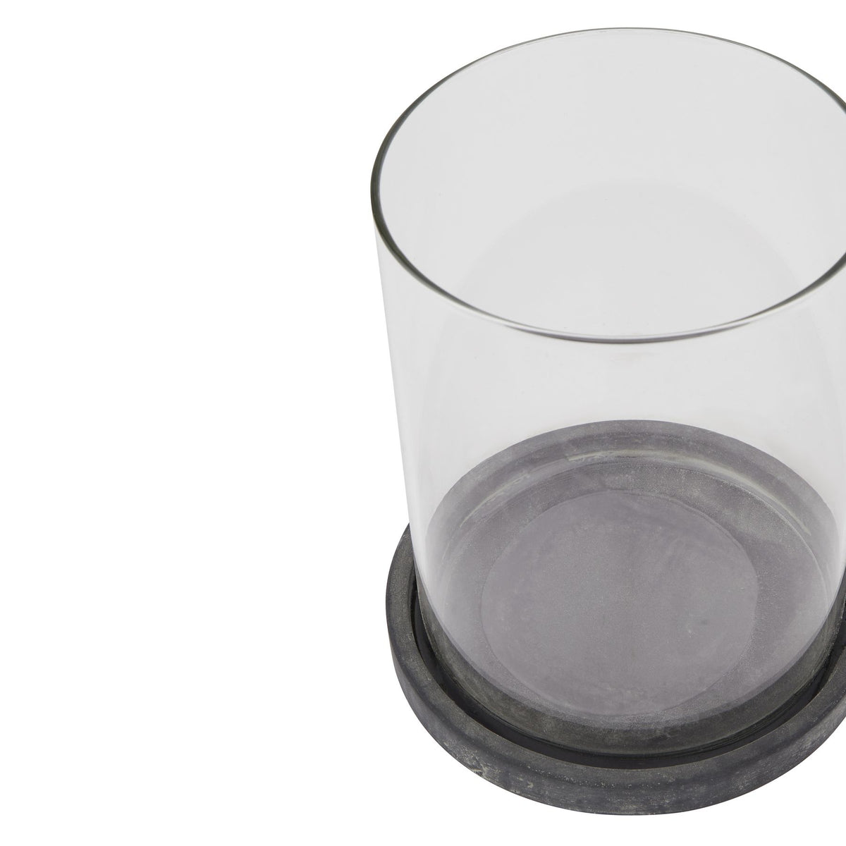 Amalfi Grey Large Hurricane Lantern - image 2