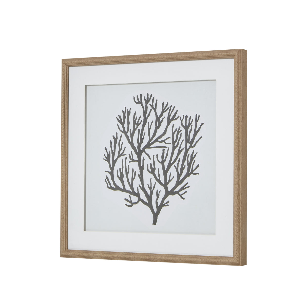 Atol Coral Art Mounted In Beaded Frame - image 2