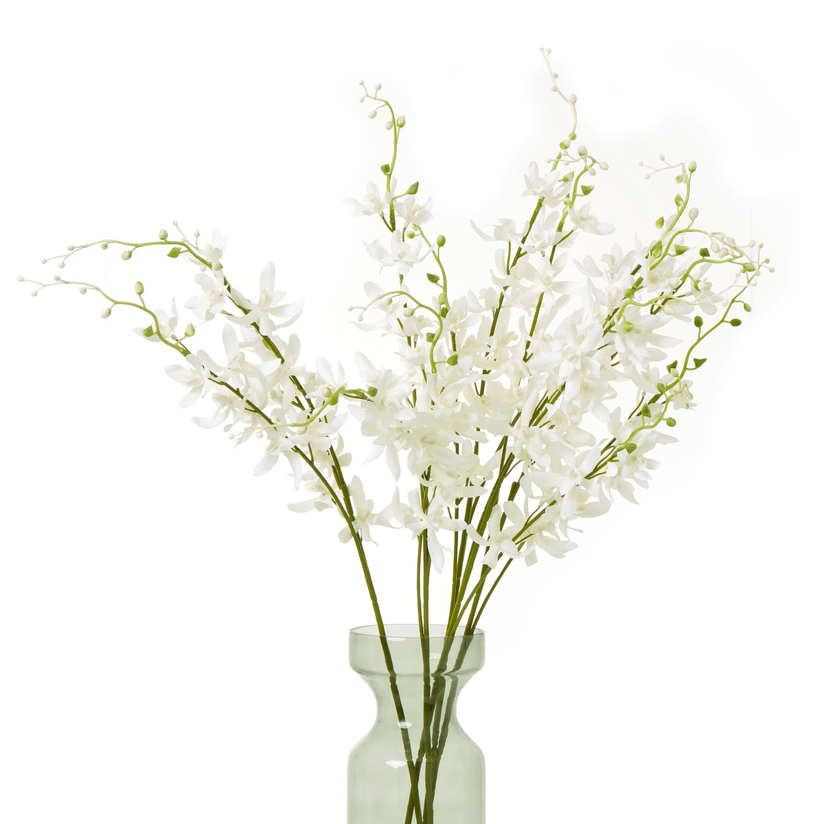 White Cymbidium Spray - image 3