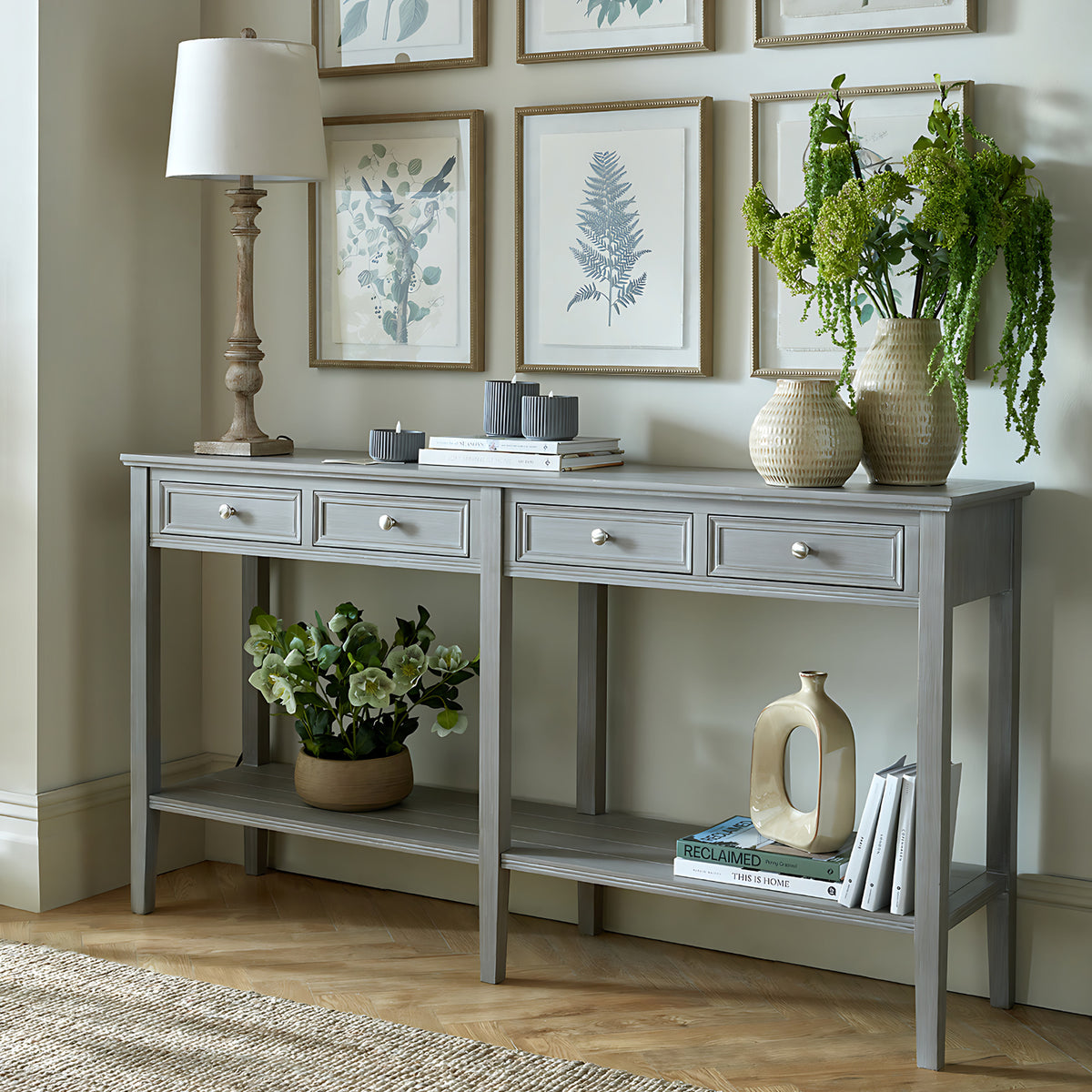 The Serene Collection Four Drawer Console Table - image 1