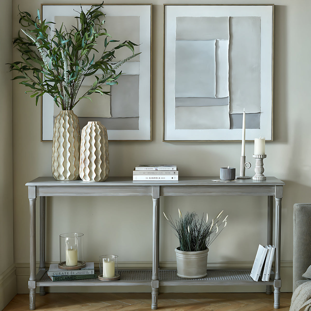 The Serene Rattan Collection Large Console Table - image 1