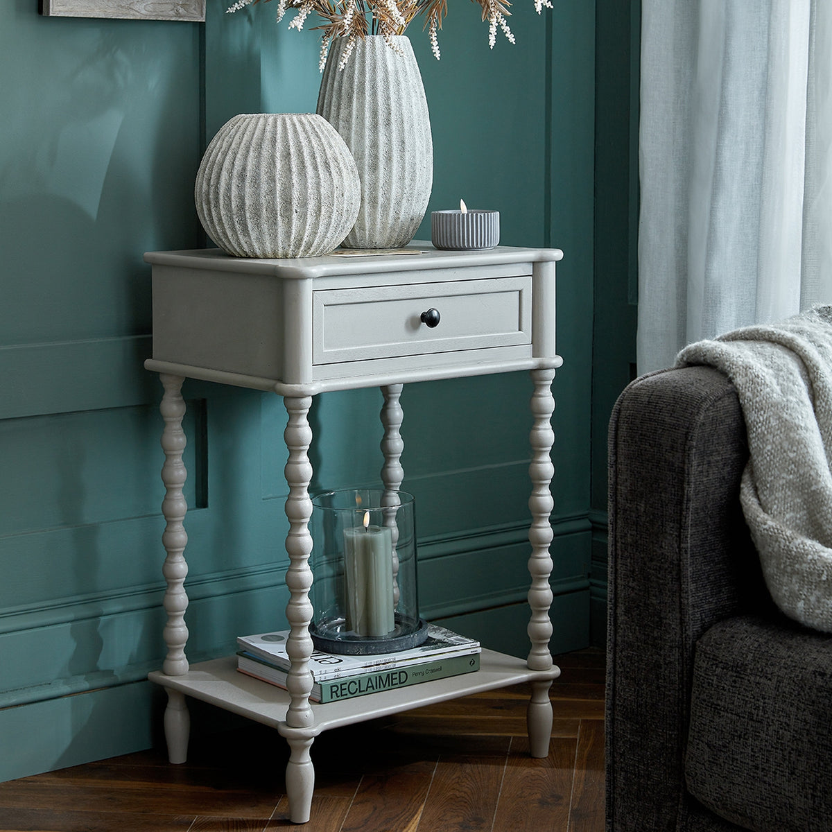 The Camden Collection One Drawer Side Table - image 1