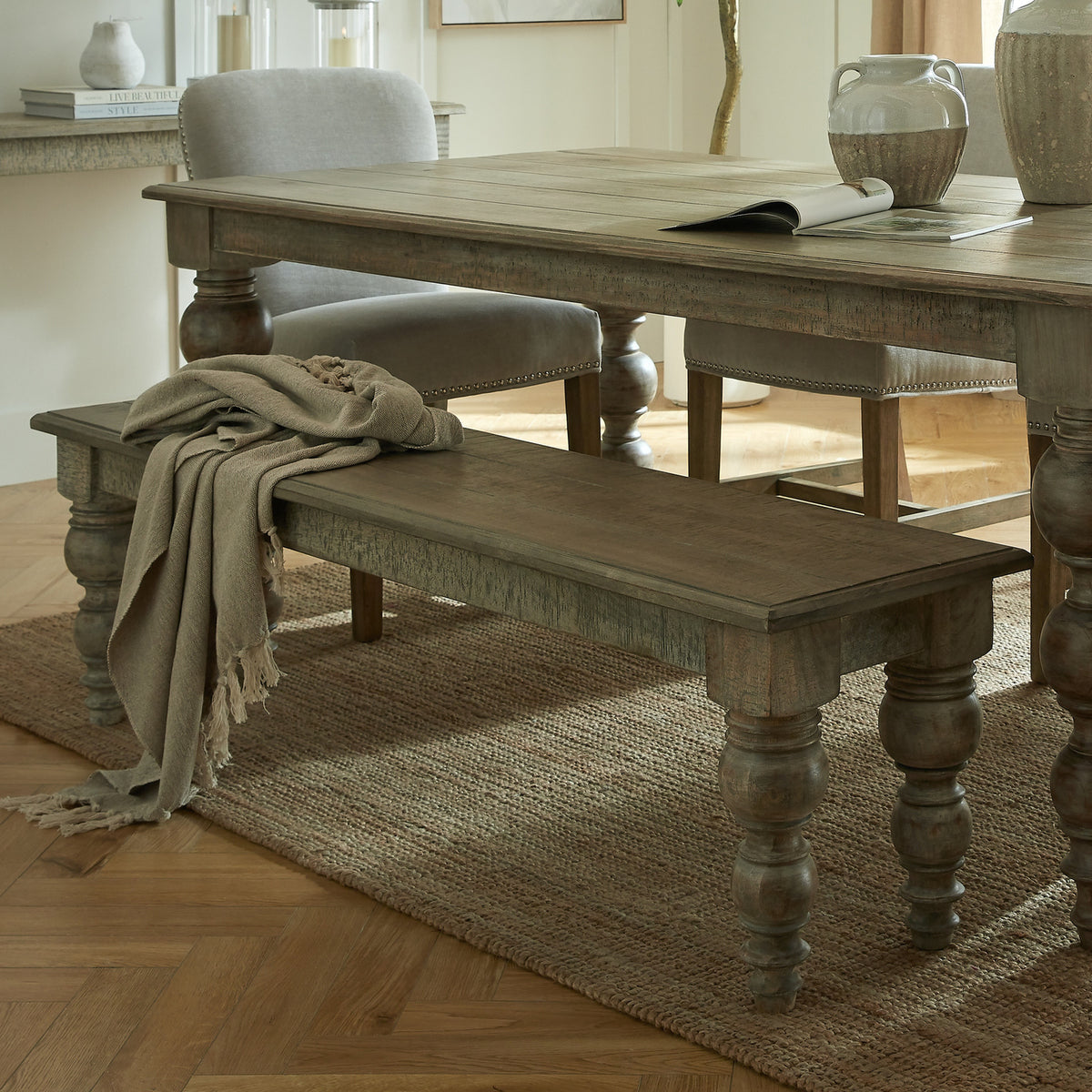 The Rutland Collection Rectangular Bench - image 2