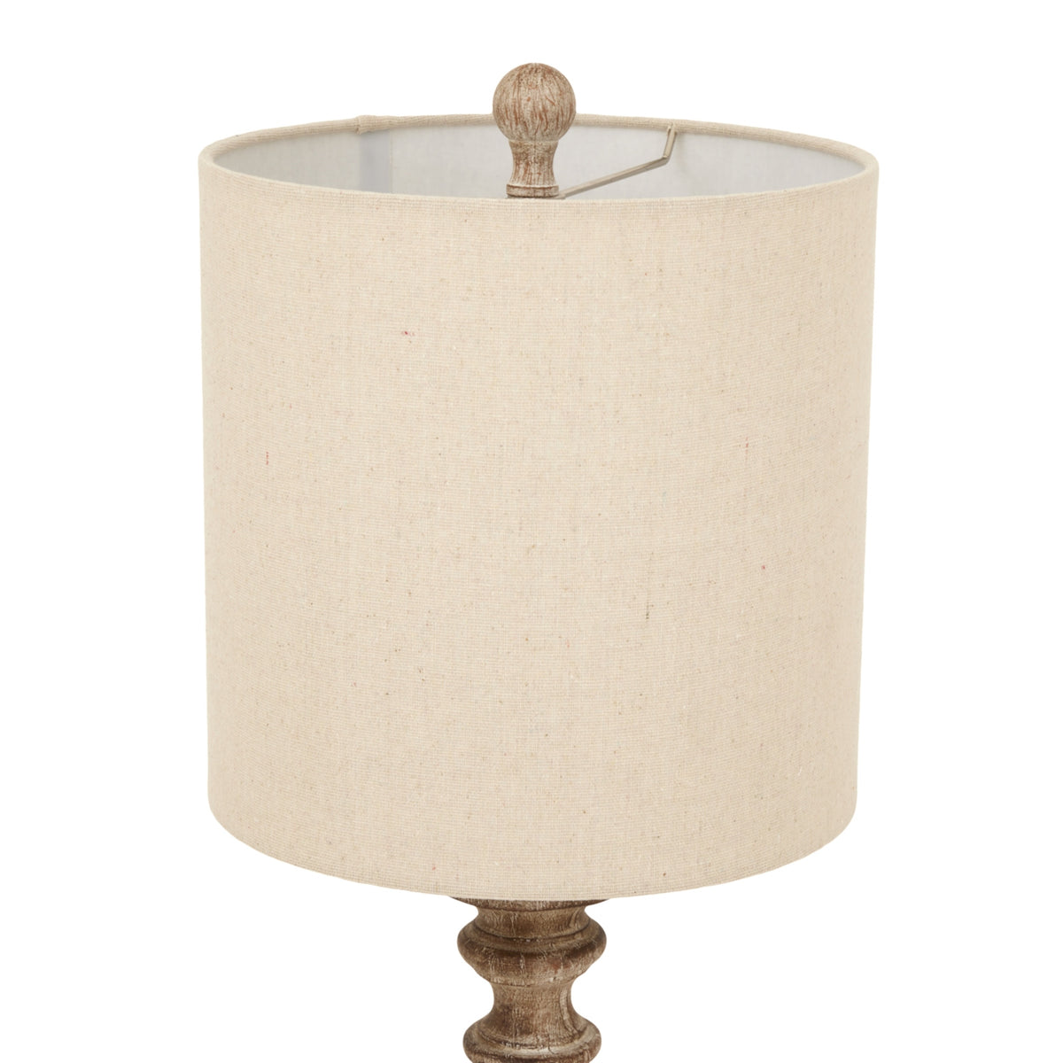Pallido Candlestick Table Lamp With Linen Shade - image 4