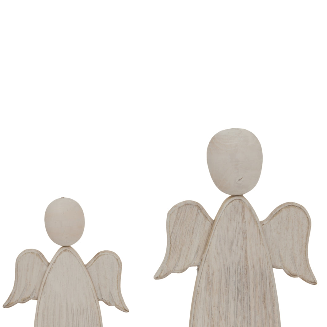 Whitewashed Rustic Angel - image 3