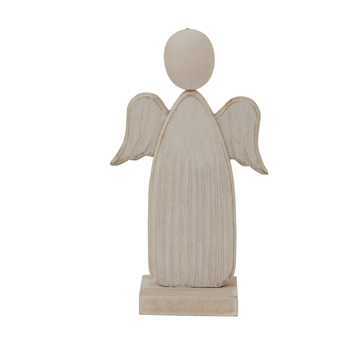 Whitewashed Rustic Angel - image 1