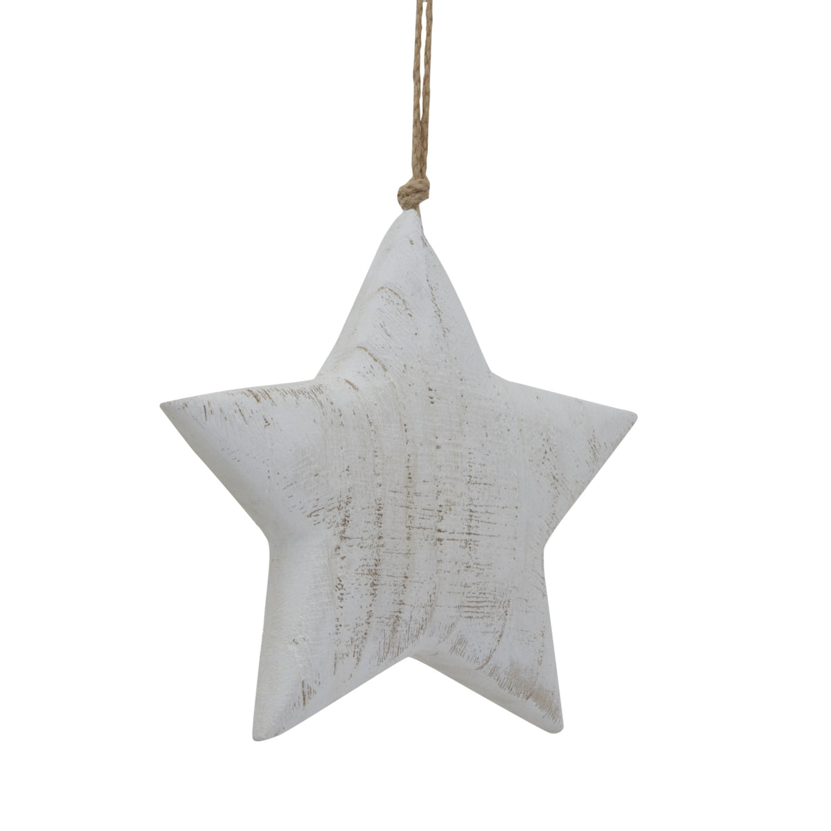 Large Whitewashed Rustic Hanging Star - image 3