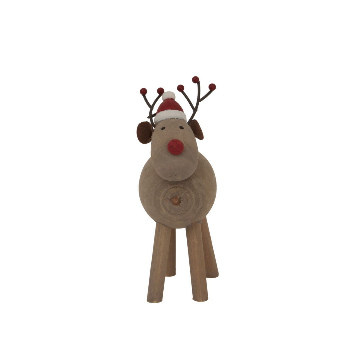Rustic Rudolf With Hat - image 1