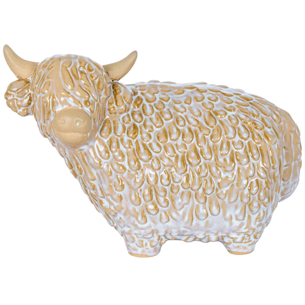 Large Alora Ceramic Highland Cow - image 1