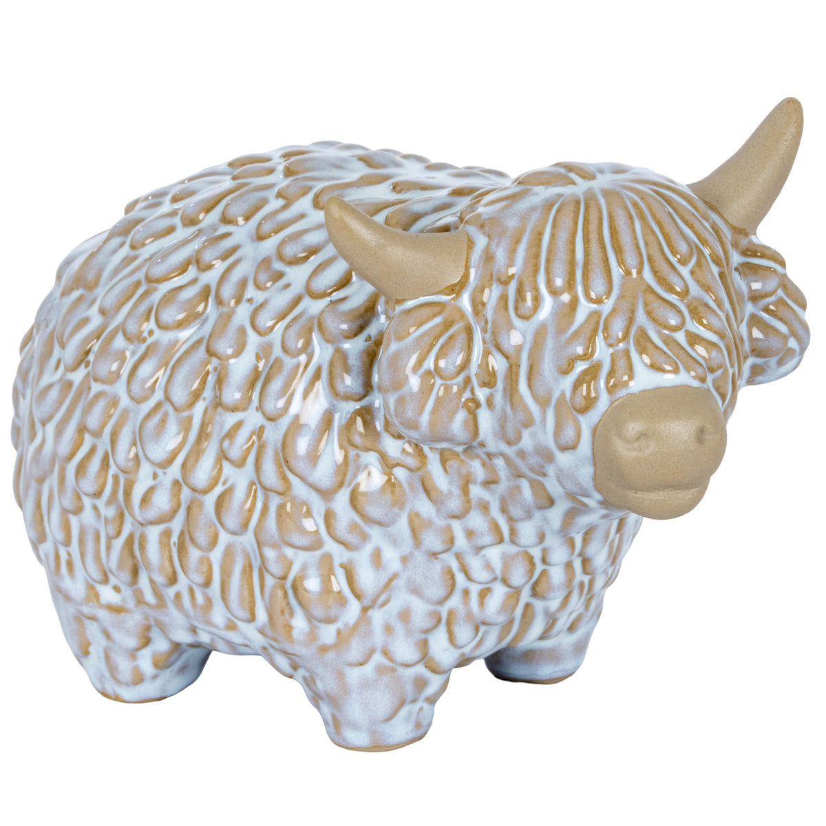 Medium Alora Ceramic Highland Cow - image 1