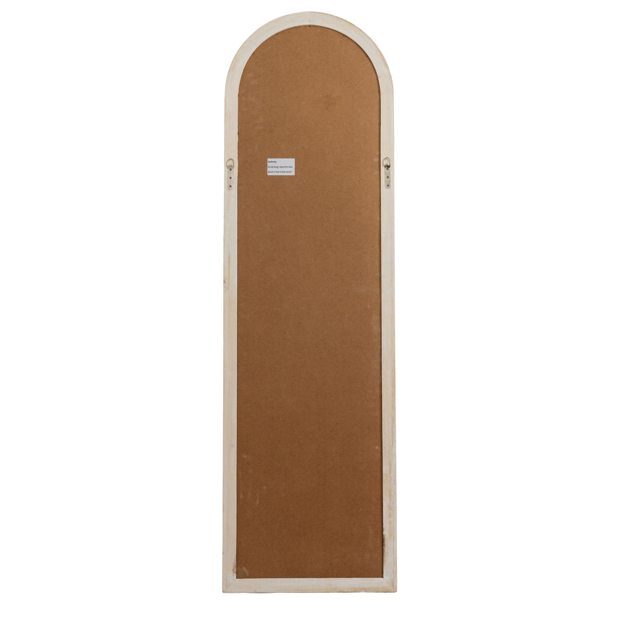 Washed Wood Tall Arched Window Mirror - image 4