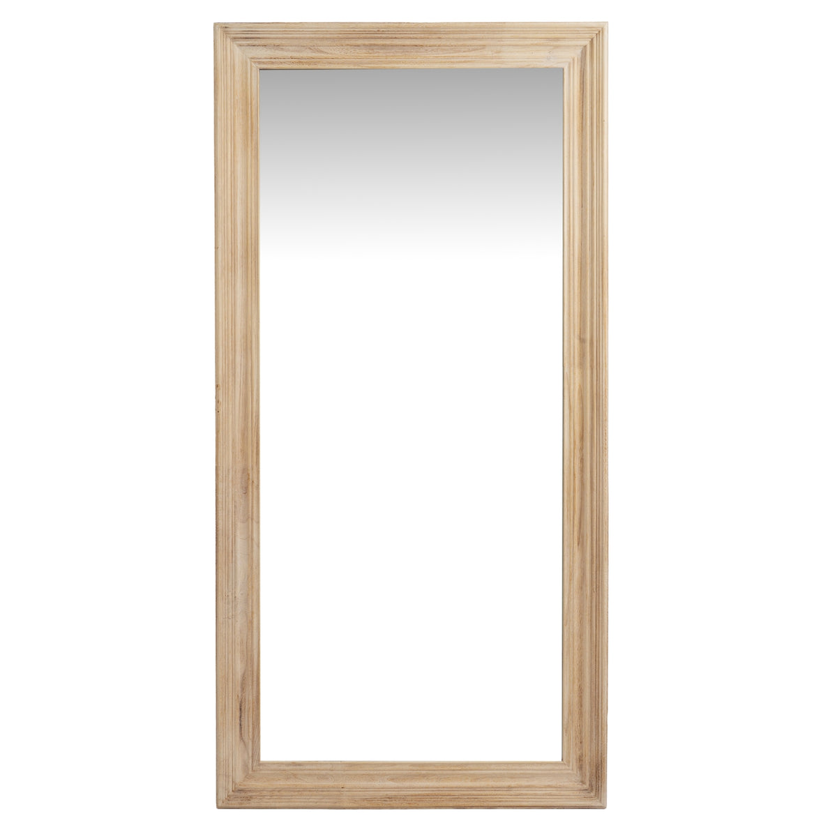 Washed Wood Large Framed Mirror - image 1