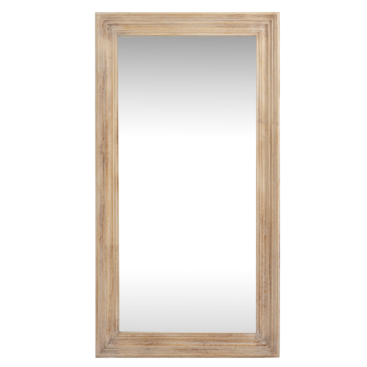 Washed Wood Framed Mirror - image 1