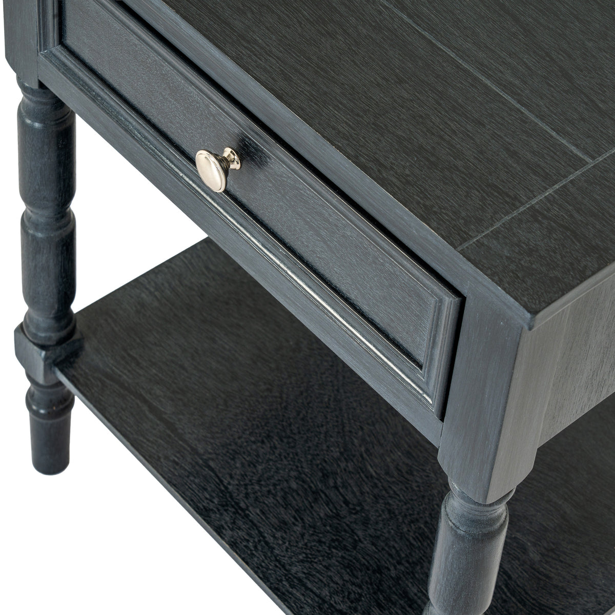 Contour Collection 1 Drawer Side Table - image 4